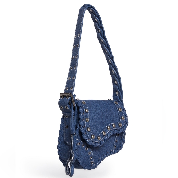 Dolls Kill Denim Butterfly Bag - Picture 4 of 8